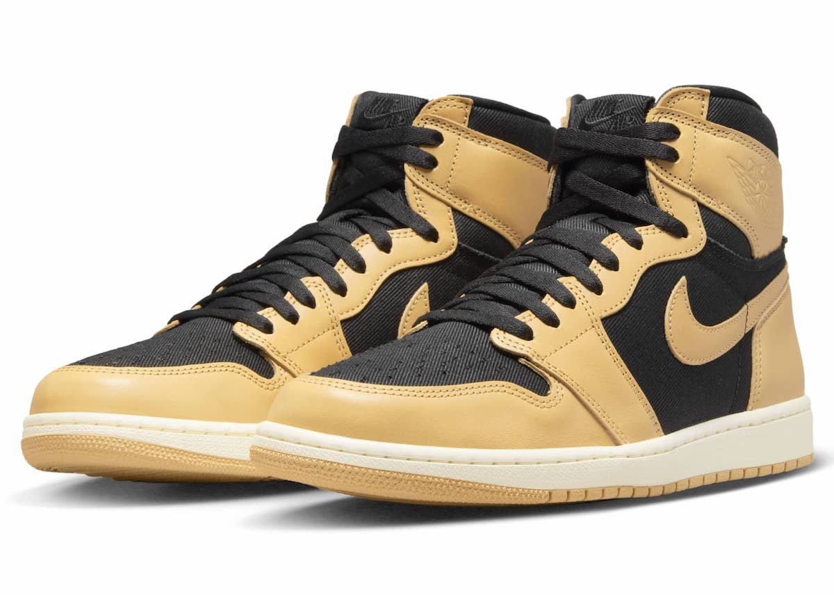 Air Jordan 1 Heirloom Vachetta Tan Black 555088-202 Release Date