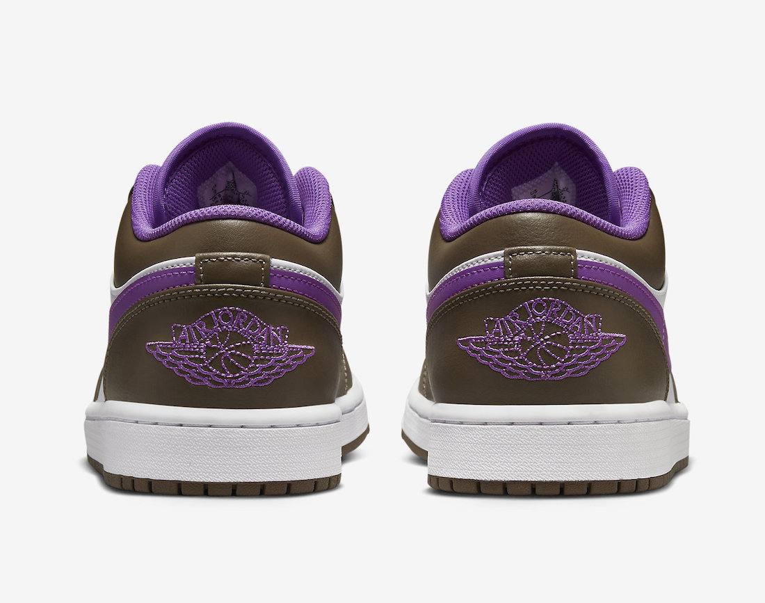 Air Jordan 1 Low Palomino Wild Berry 553558-215 Release Date Heels