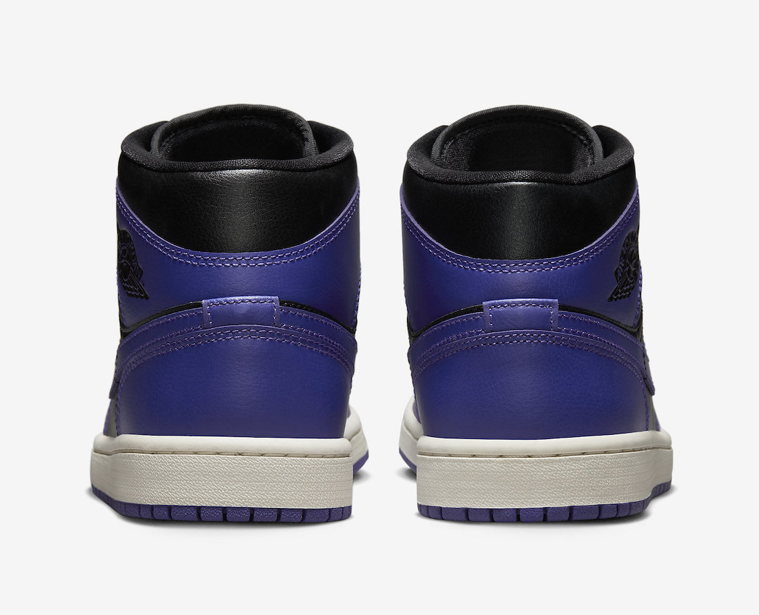 Air Jordan 1 Mid Purple Black BQ6472-051 Release Date