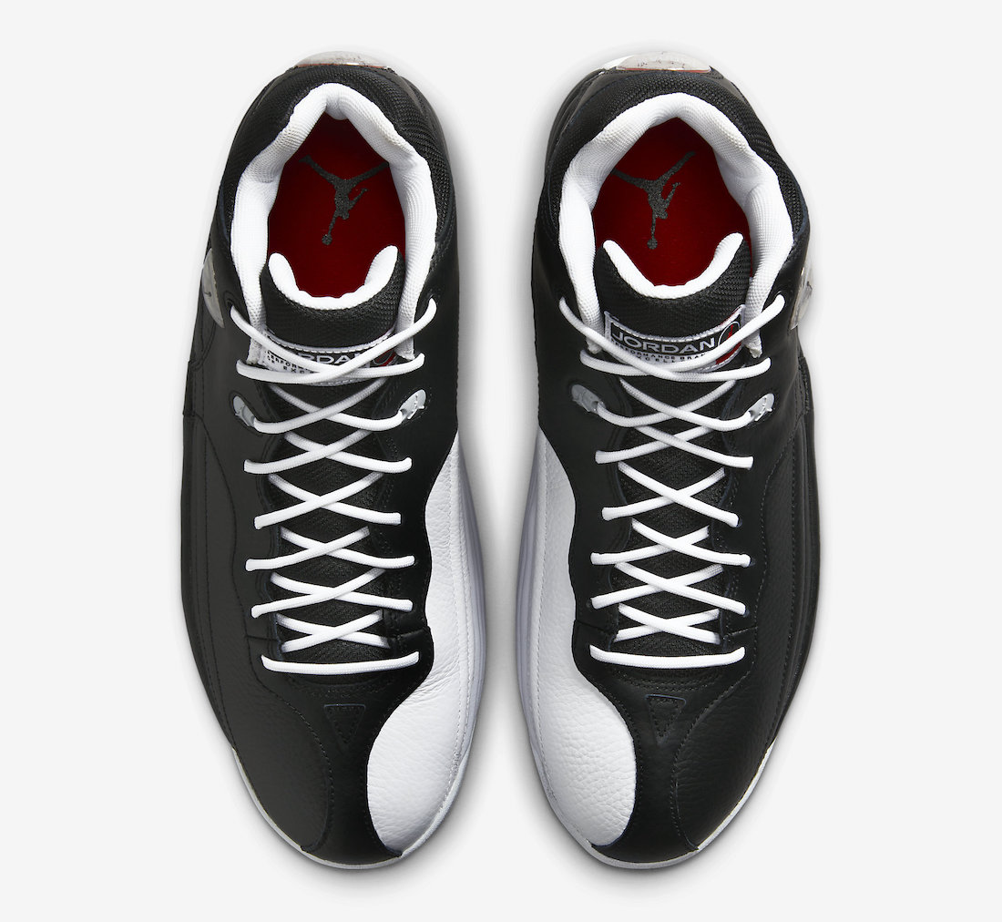 Jordan Jumpman Team 1 Black Varsity Red White FV3928-006 Top View