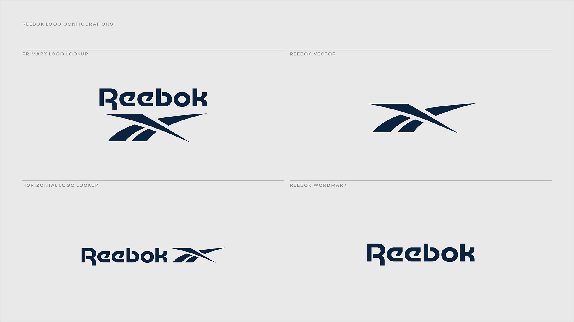 New Logo and Identity for Reebok done In-house with Darrin Crescenzi