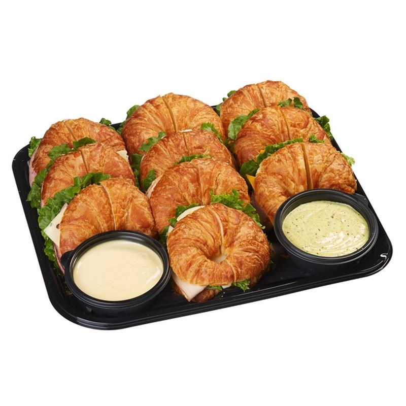 Kirkland Signature Croissant Sandwich Platter, Chicken/Ham/Roast ...