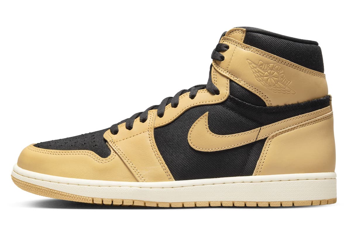 Air Jordan 1 Heirloom Vachetta Tan Black 555088-202 Release Date