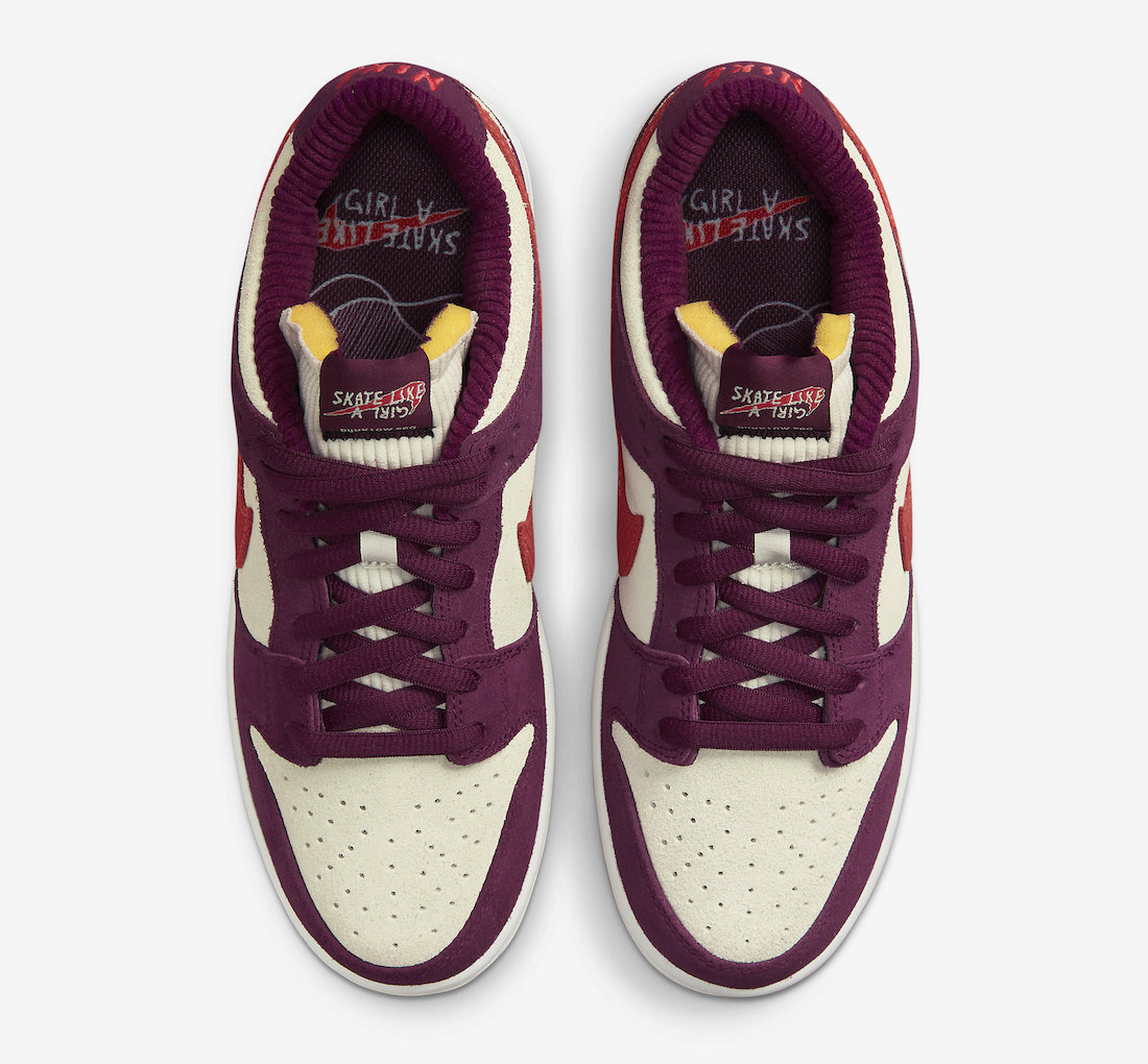 Skate Like a Girl Nike SB Dunk Low DX4589-600 Release Date