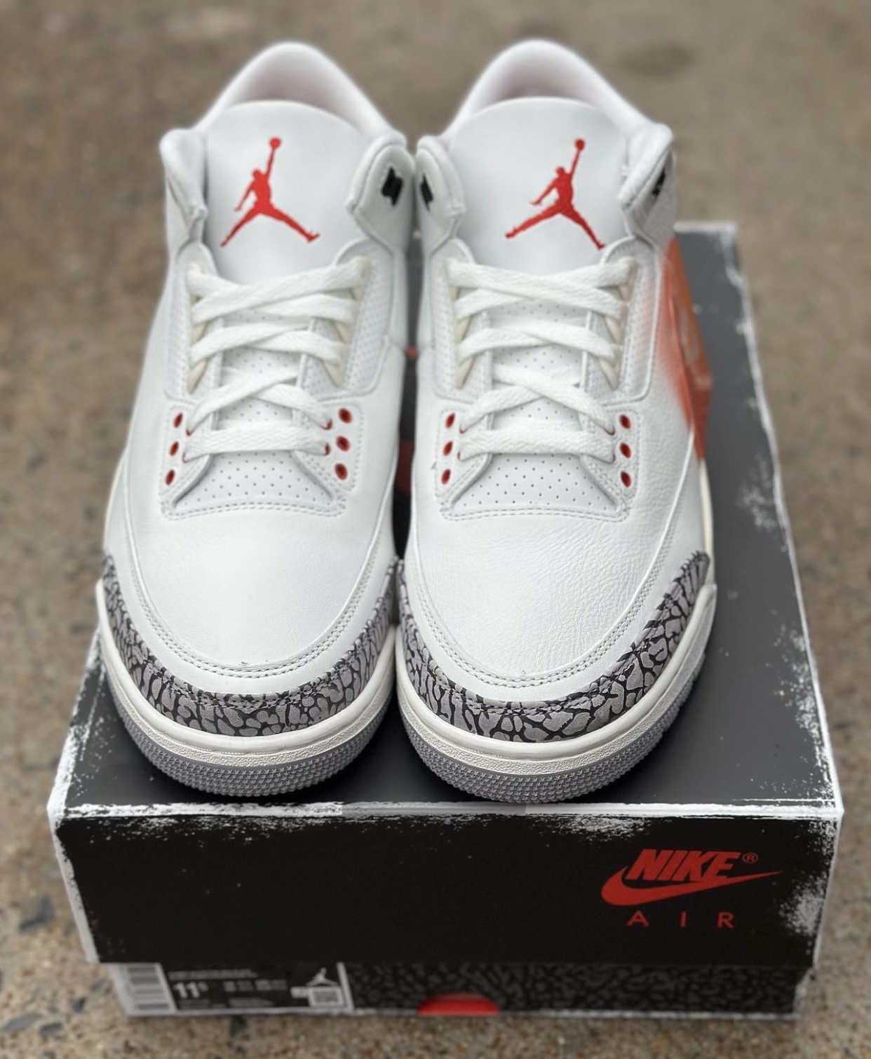 Air Jordan 3 White Cement 2023 DN3707-100 Release Date Front