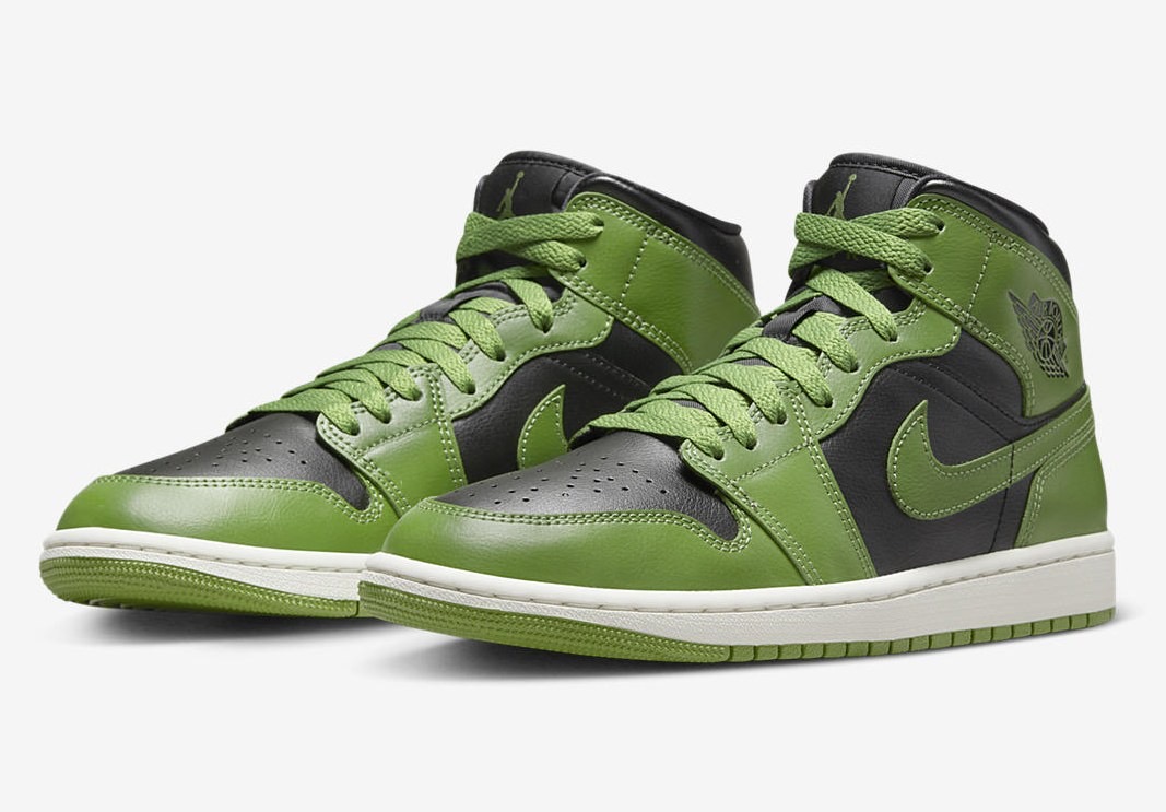 Air Jordan 1 Mid Green Black BQ6472-031 Release Date