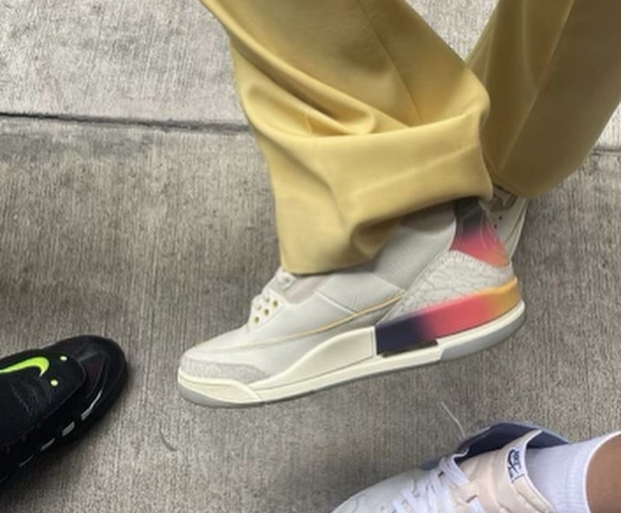 J Balvin Air Jordan 3 Medial