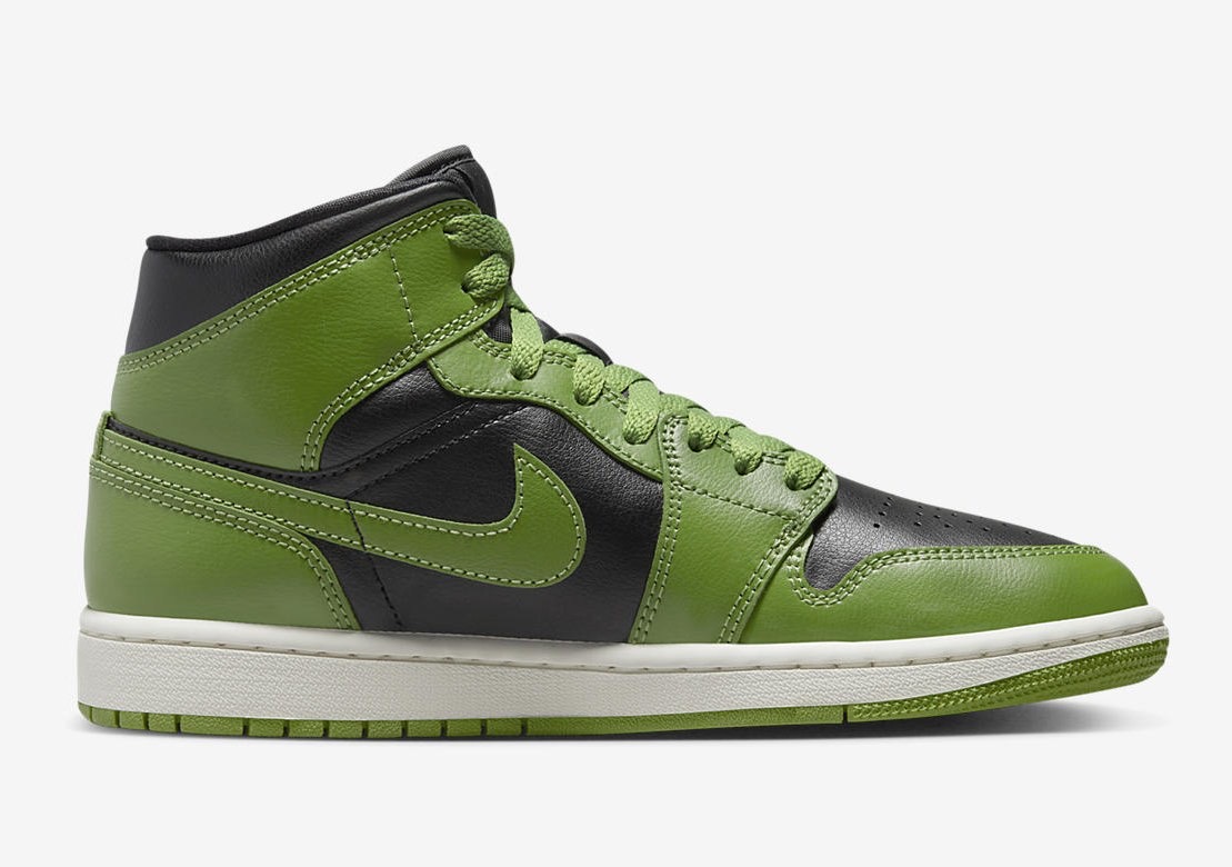 Air Jordan 1 Mid Green Black BQ6472-031 Release Date