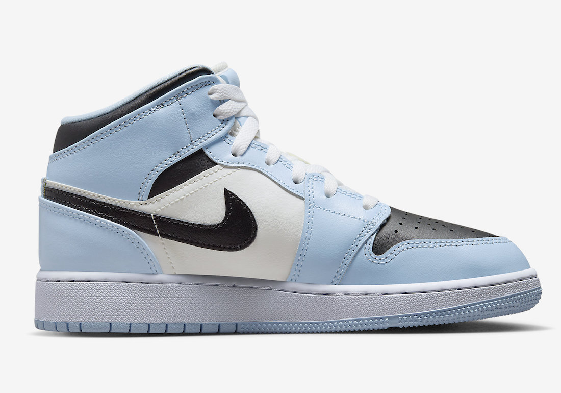 Air Jordan 1 Mid GS Ice Blue 555112-401 Release Date