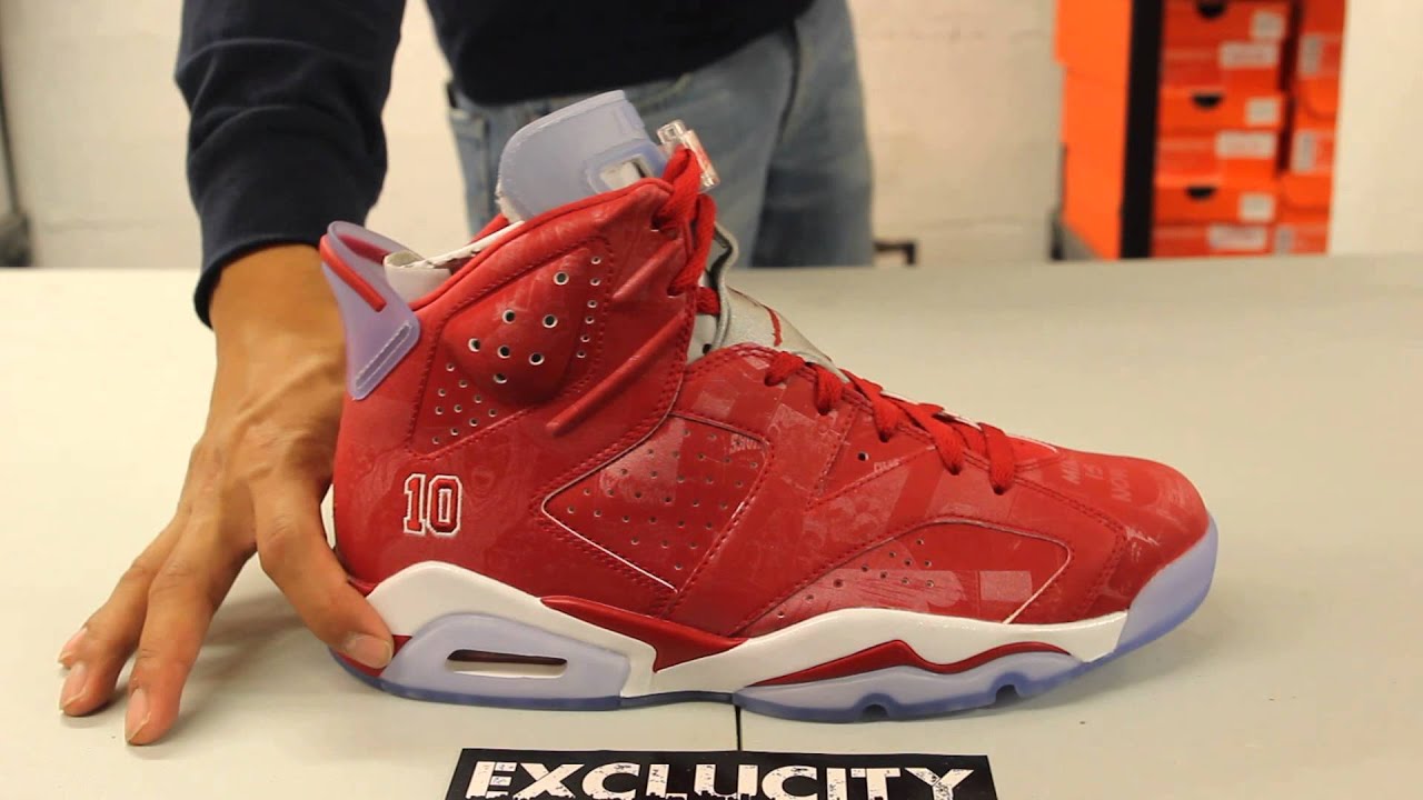 Air Jordan 6 Retro X Slam Dunk Unboxing Video at Exclucity - YouTube