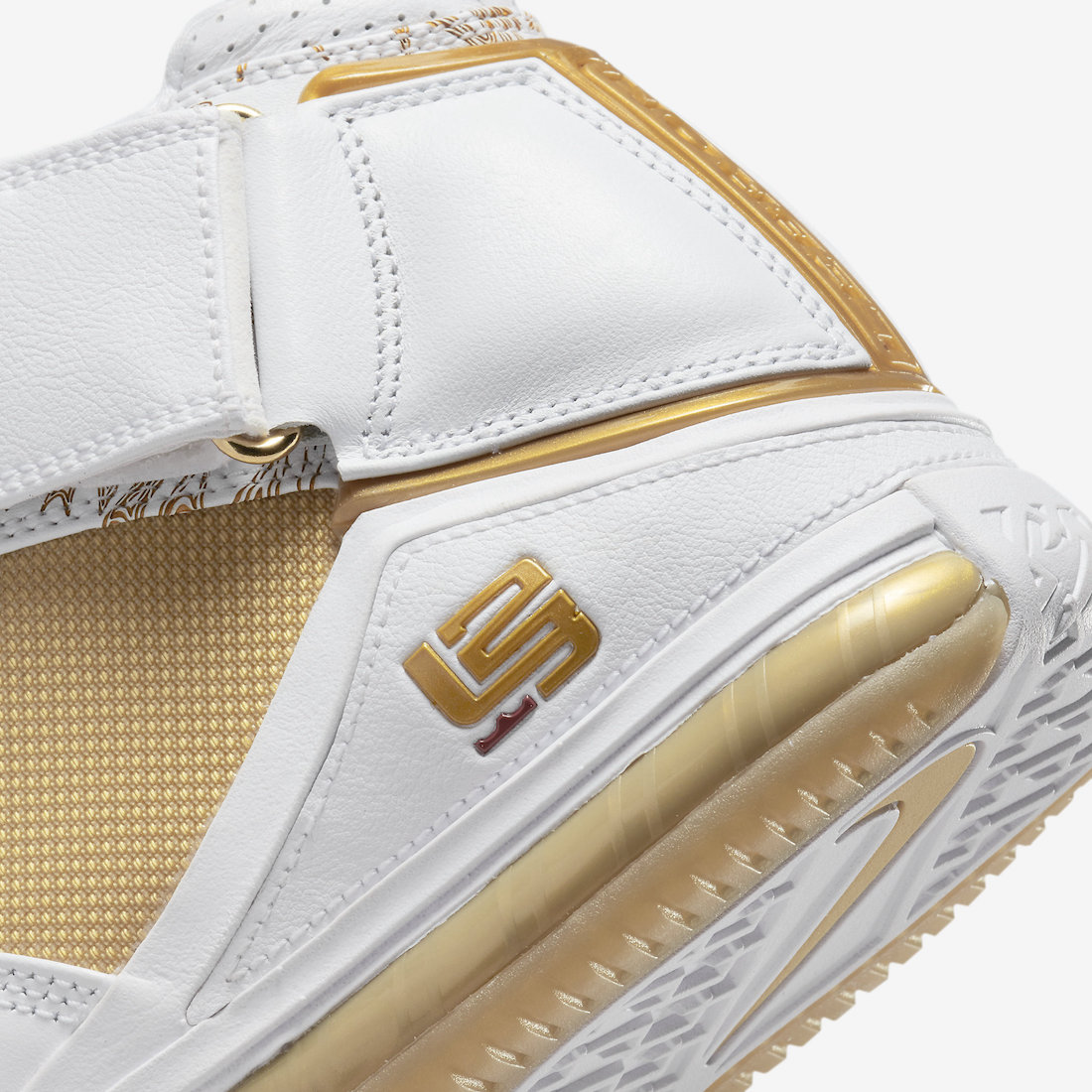 Nike LeBron 2 Maccabi White Metallic Gold DJ4892-100 Release Date