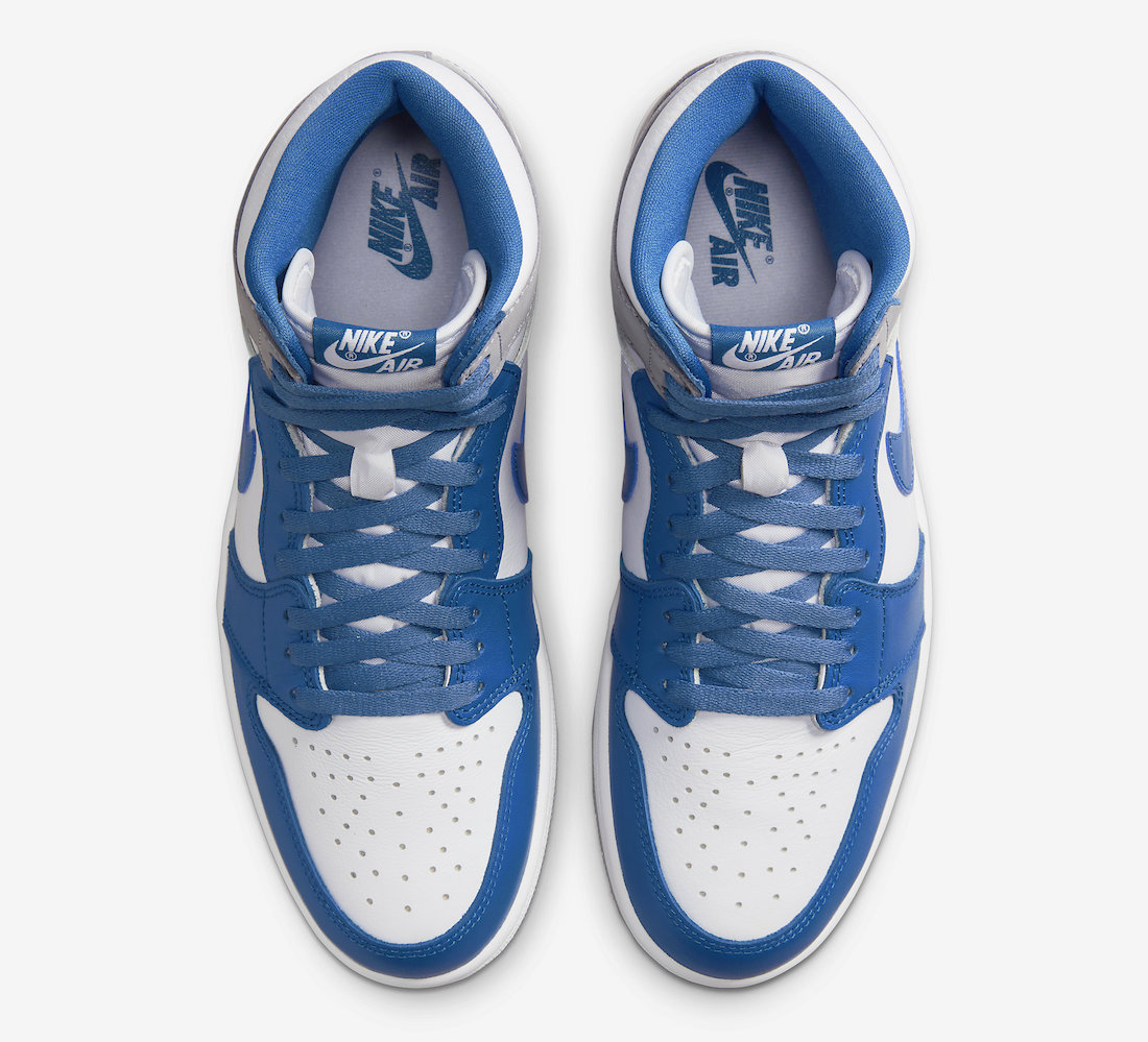 Air Jordan 1 True Blue DZ5485-410 Release Date Top