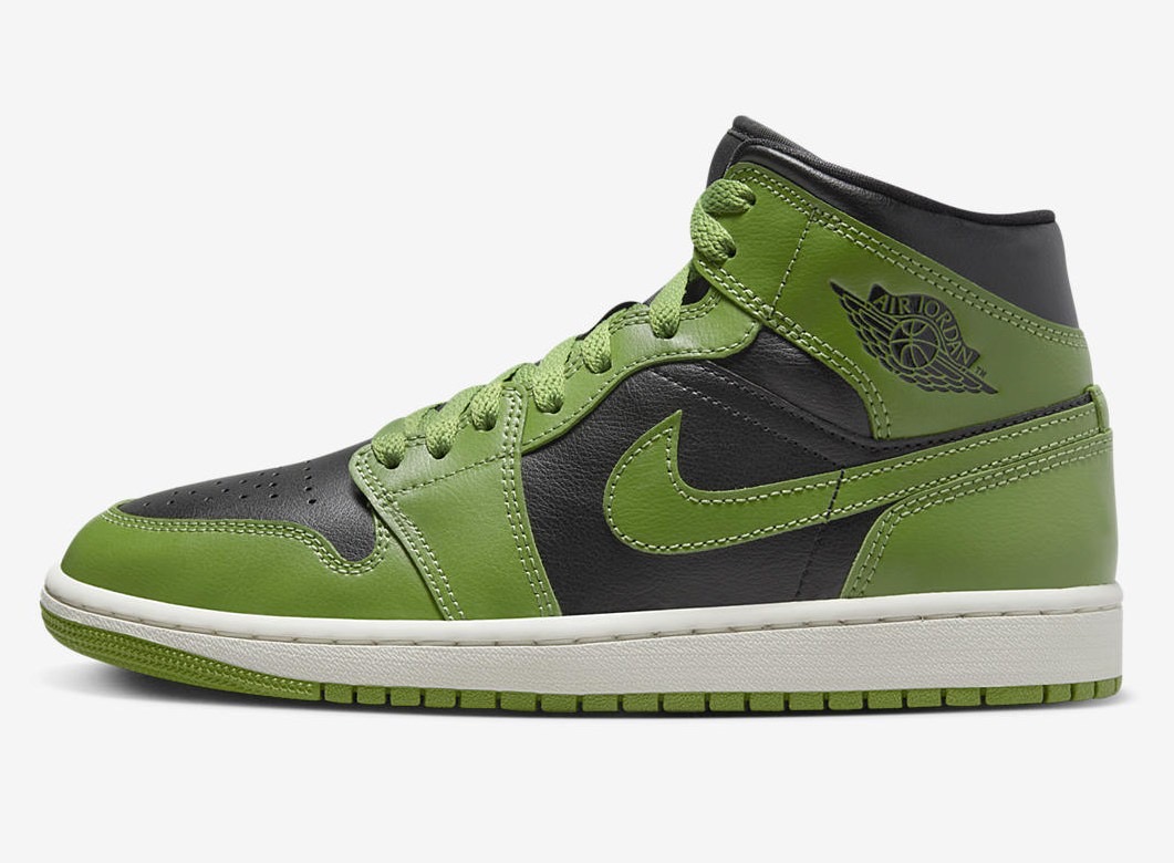 Air Jordan 1 Mid Green Black BQ6472-031 Release Date