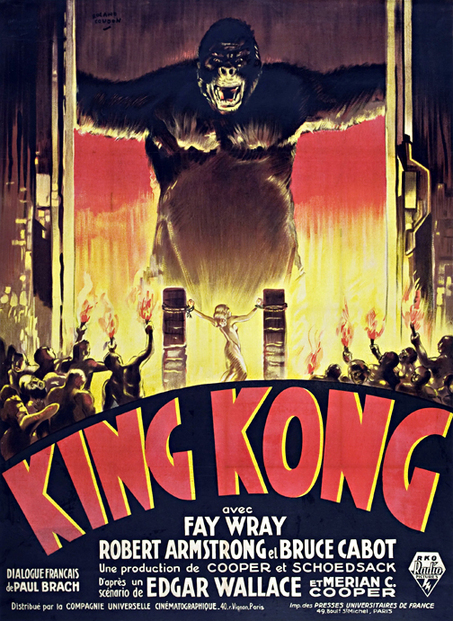 King Kong 1933 Framed Horror Movie Poster Wall Art — MUSEUM OUTLETS