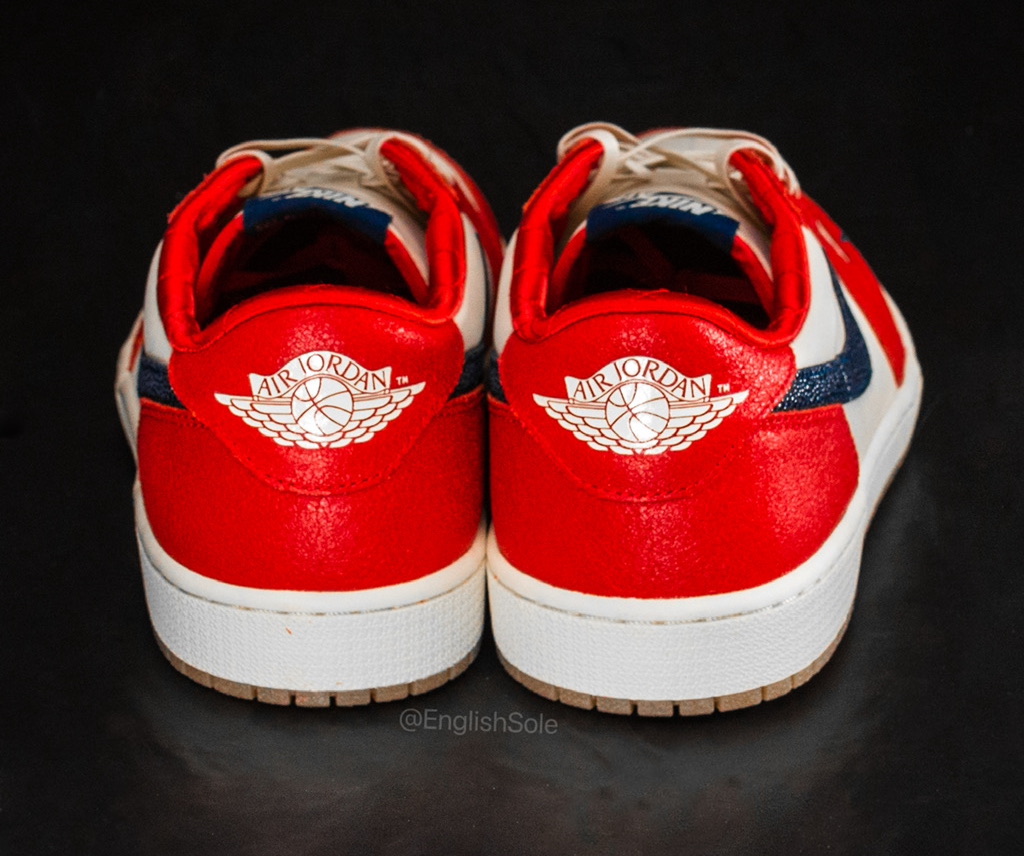 Air Jordan 1 Low OG Howard PE Heel