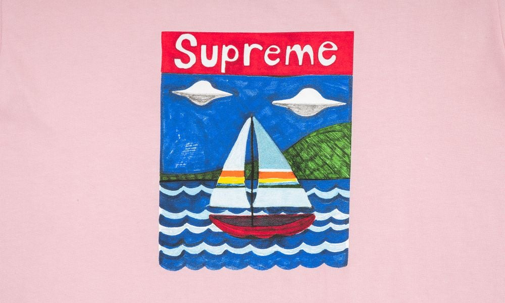 Supreme Sailboat Tee SS 20 Lt Pink - Stadium Goods