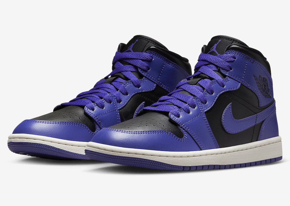 Air Jordan 1 Mid Purple Black BQ6472-051 Release Date