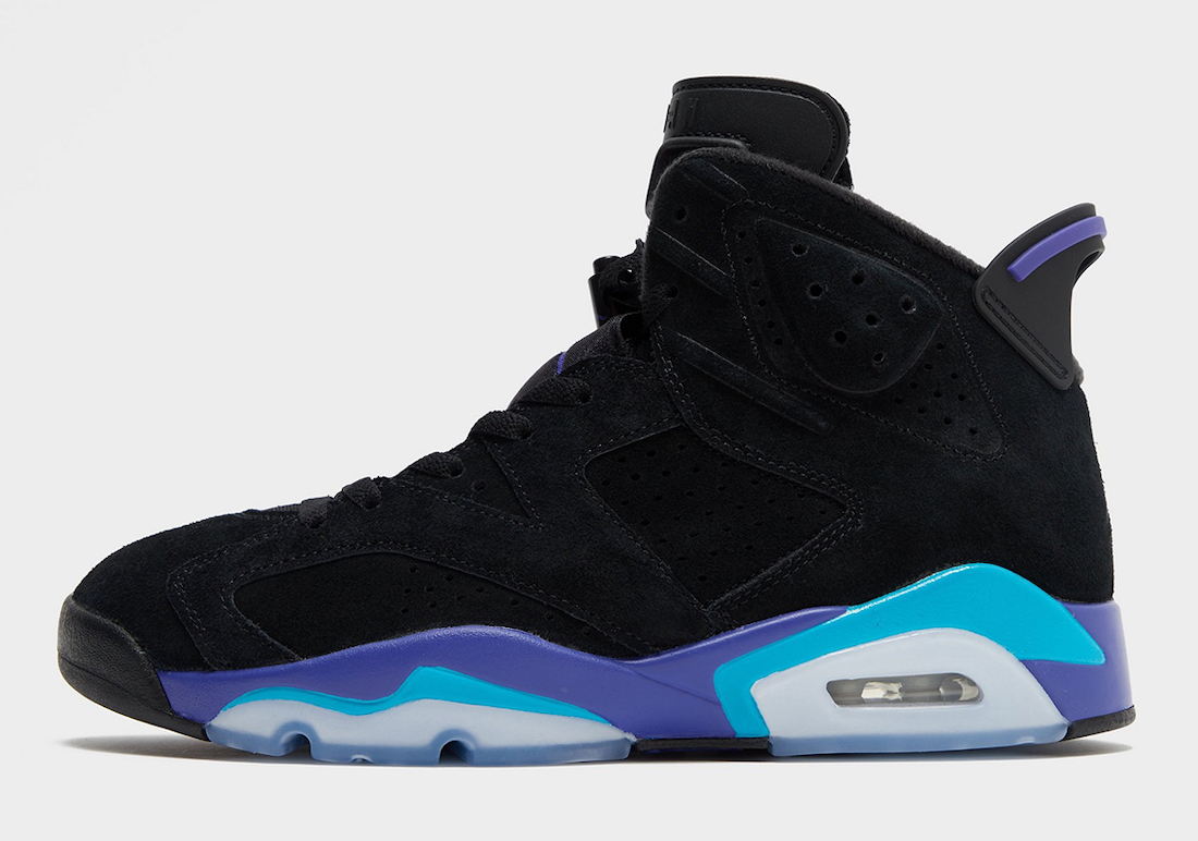 Air Jordan 6 Aqua Lateral Side