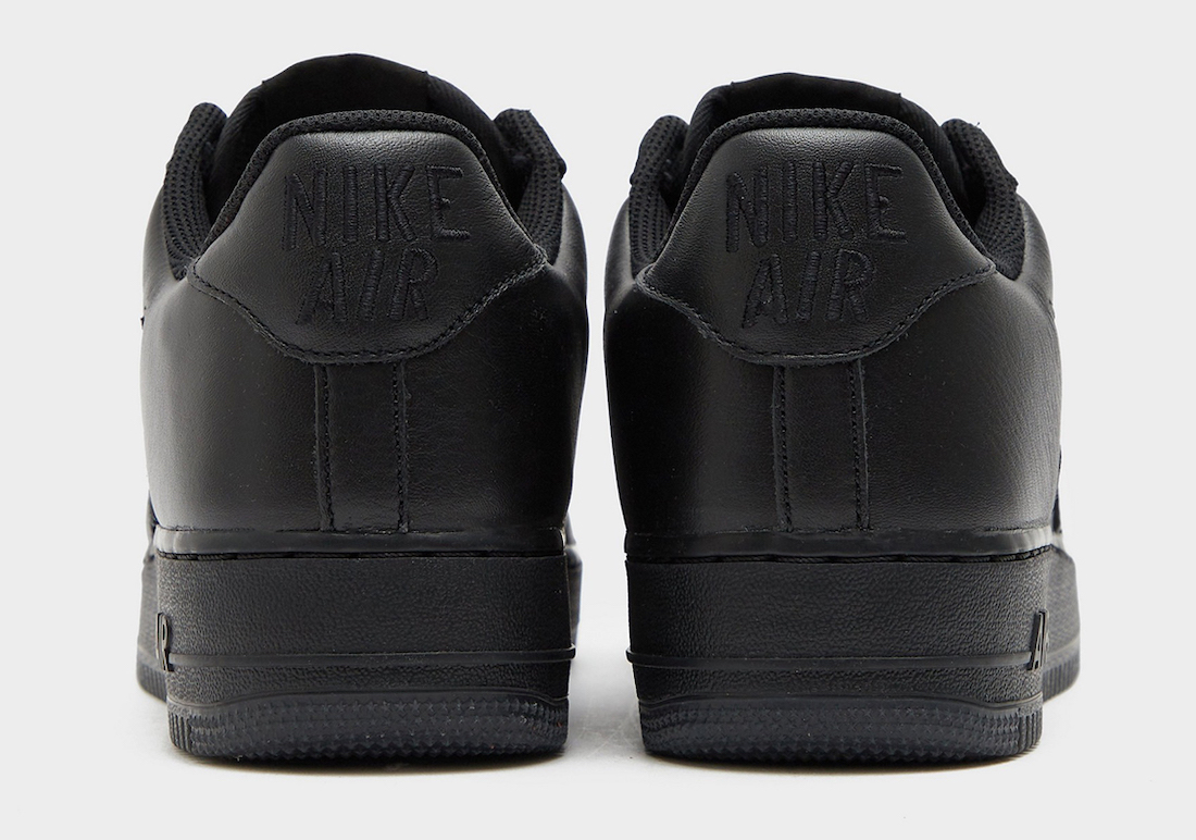 Nike Air Force 1 Low Black Jewel FN5924-001 Back Heels