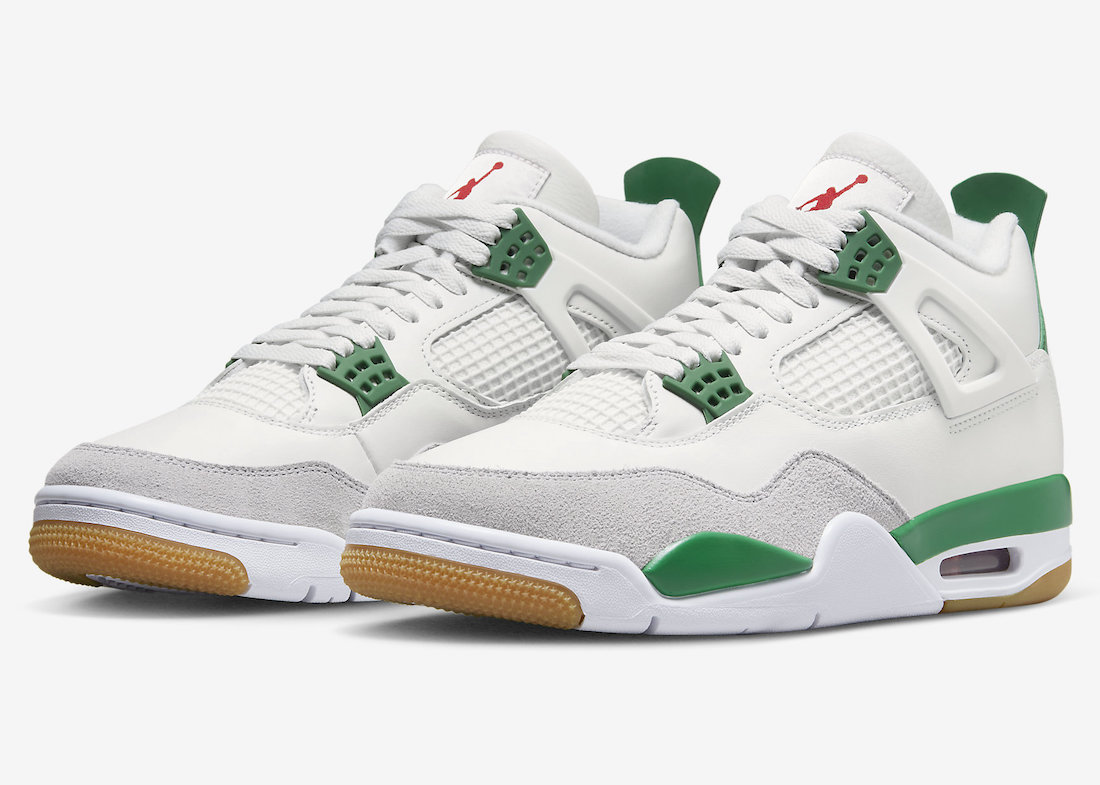 Nike SB Air Jordan 4 Pine Green Release Date DR5415-103