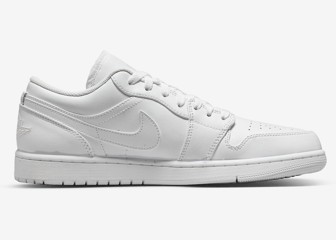 Air Jordan 1 Low Triple White 553558-136 Release Date