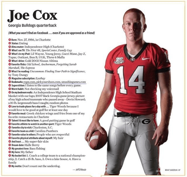 From the archives: Joe Chubb....I mean Joe Cox. : r/georgiabulldogs