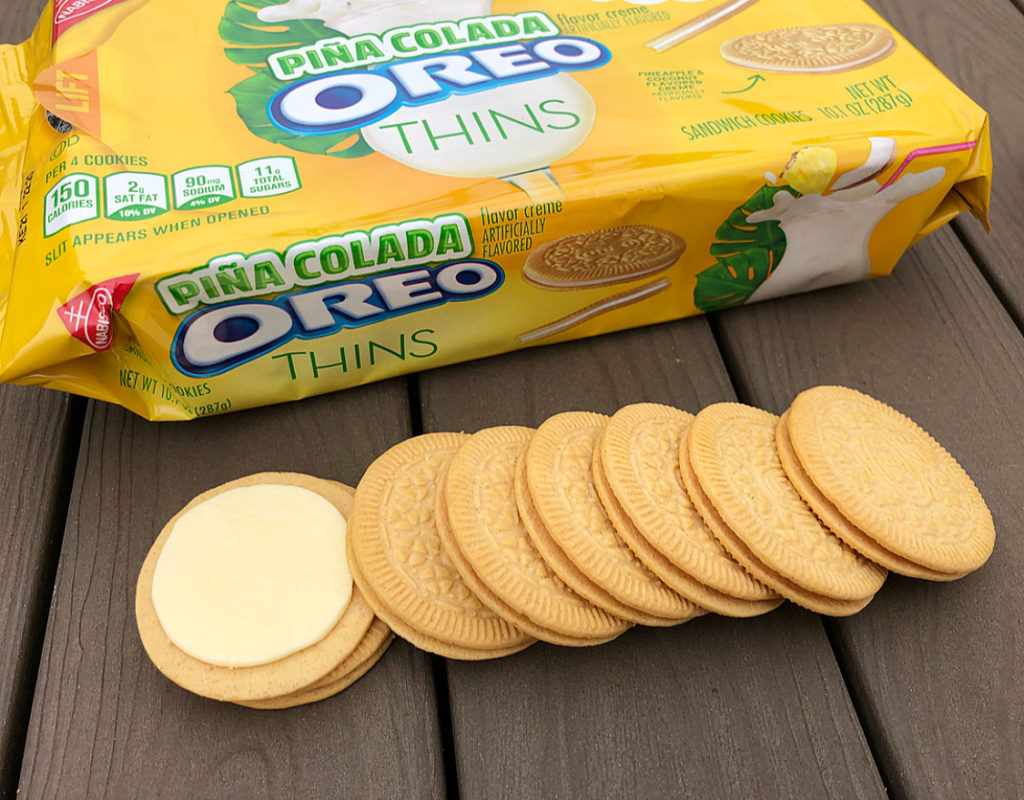 REVIEW: Nabisco Piña Colada Oreo Thins - Junk Banter