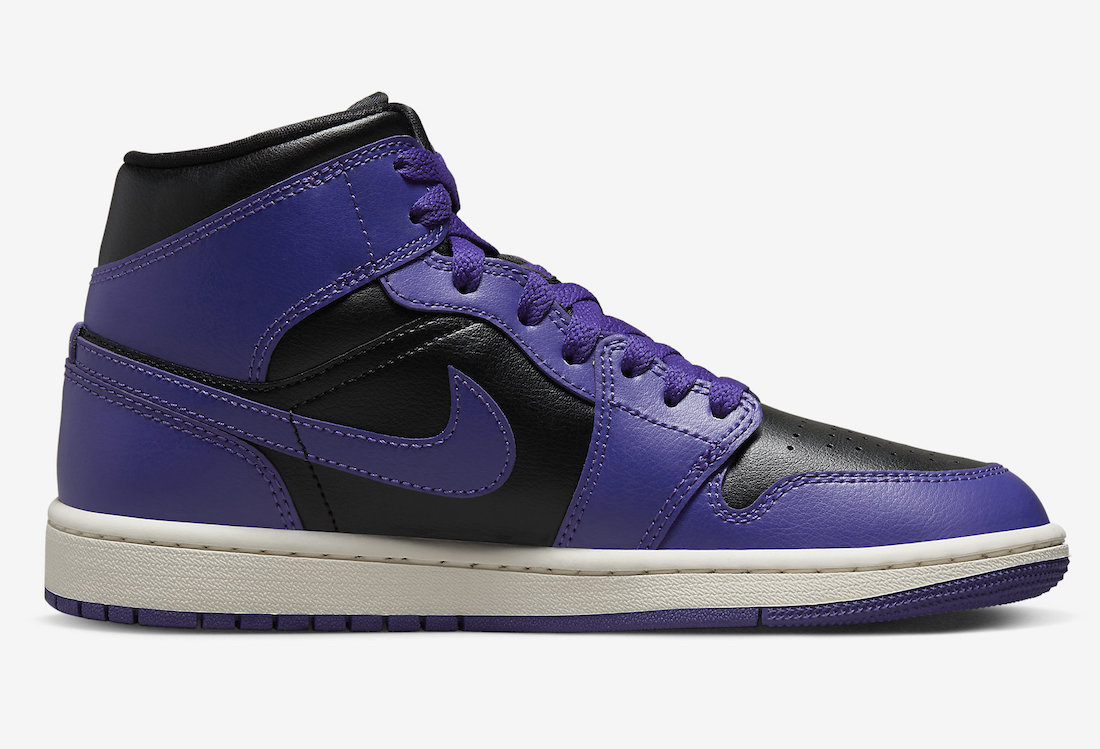 Air Jordan 1 Mid Purple Black BQ6472-051 Release Date