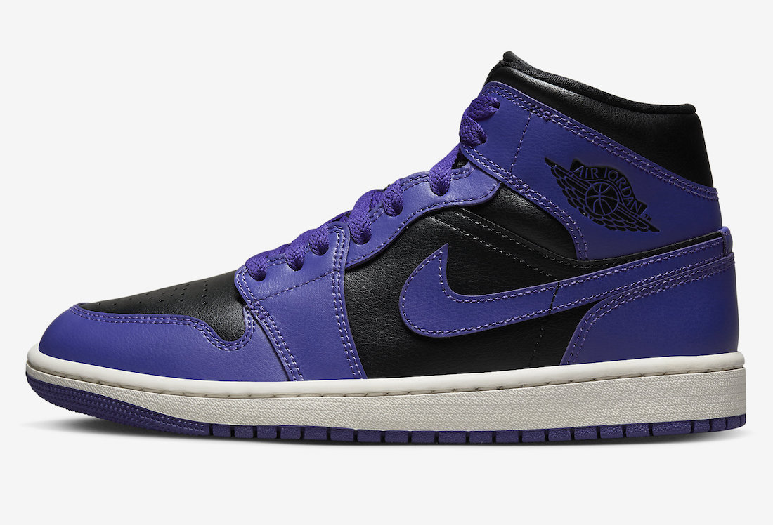 Air Jordan 1 Mid Purple Black BQ6472-051 Release Date