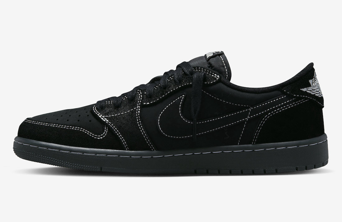 Travis Scott Air Jordan 1 Low Black Phantom DM7866-001 Release Date Price