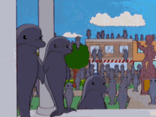 Simpsons Dolphins GIF - Simpsons Dolphins - Discover & Share GIFs