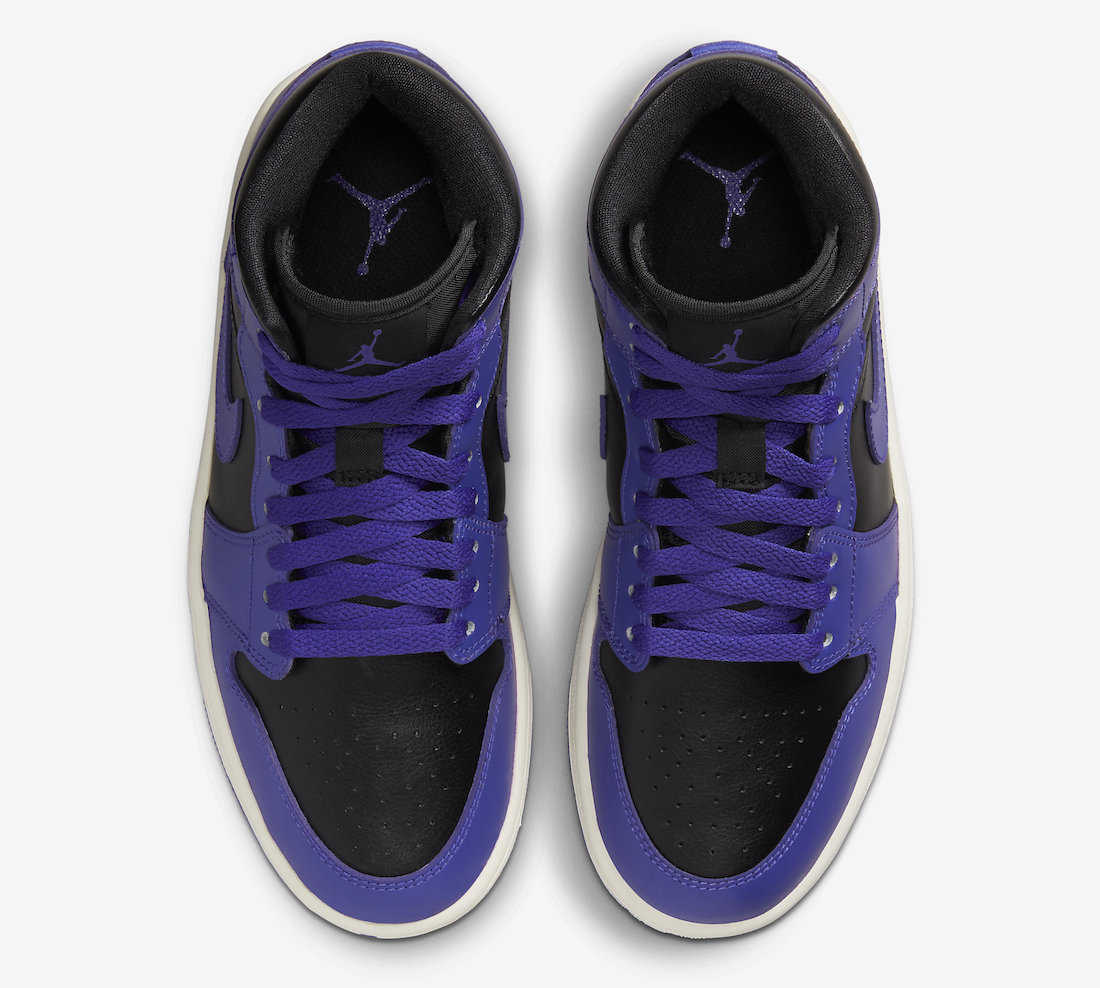 Air Jordan 1 Mid Purple Black BQ6472-051 Release Date